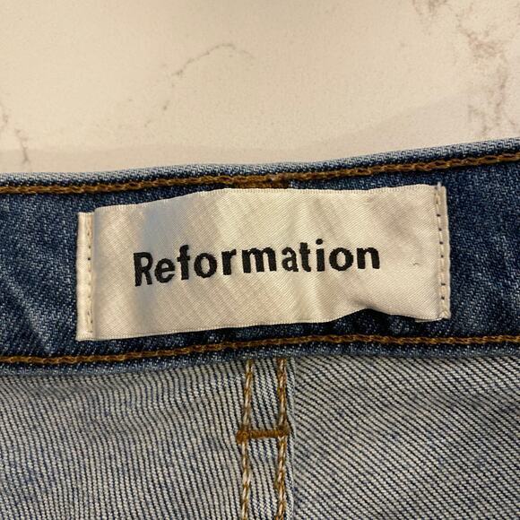 Reformation High and Skinny Jeans in Rhine Size 25 - Picture 6 of 12